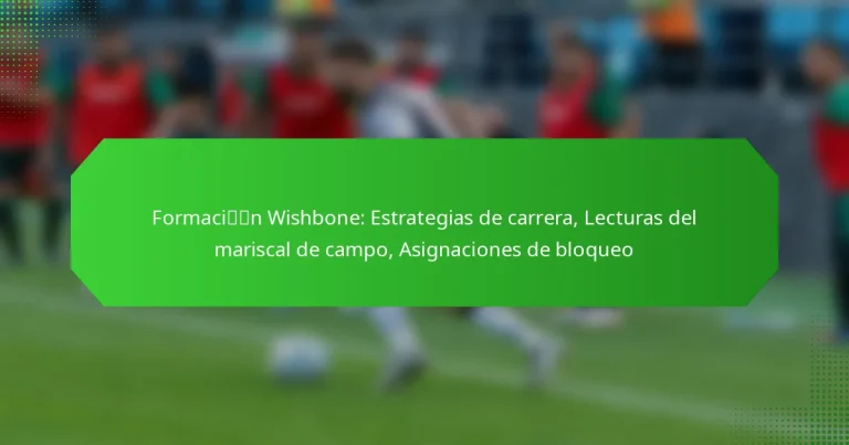 Formación Wishbone: Estrategias de carrera, Lecturas del mariscal de campo, Asignaciones de bloqueo